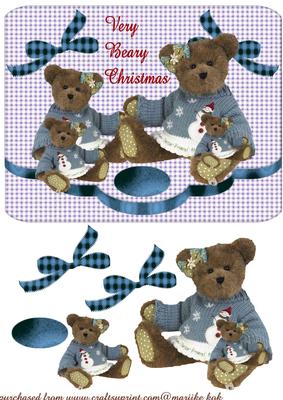 Cute Very Beary Christmas