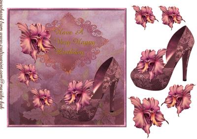 Have a Very Happy Birthday Purple Shoes