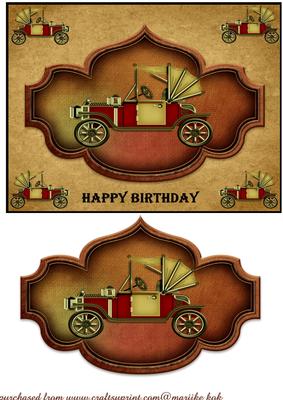 Vintage Car Male