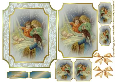 Vintage Baby Jesus and Angels