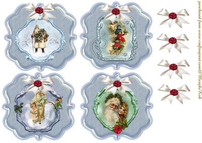 Christmas Vintage Panels