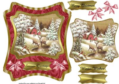 Christmas Village Vintage Beauty