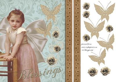 Vintage Girl Blessings