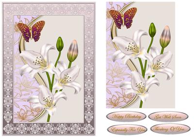 Butterflies and Lillies