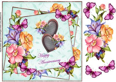 Happy Anniversary Floral