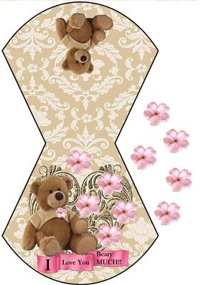 Cute Wobble Card Bear