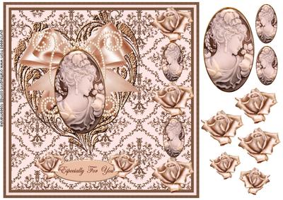 Romantic Cameo Cream Brown Beauty - 