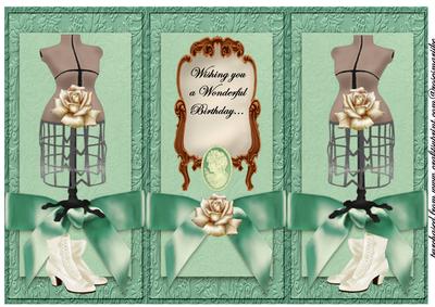 Vintage Fashion Trifold