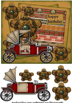 Steampunk Vintage Car