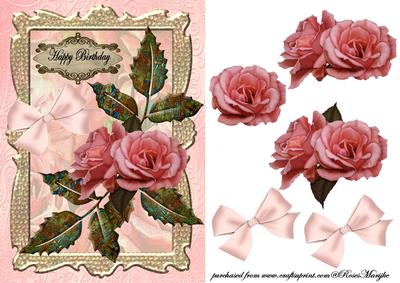 Elegant Roses with Rusty Leafs