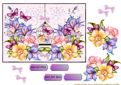 Flowers and a Birdcage