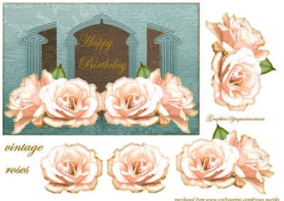 Elegant Vintage Roses