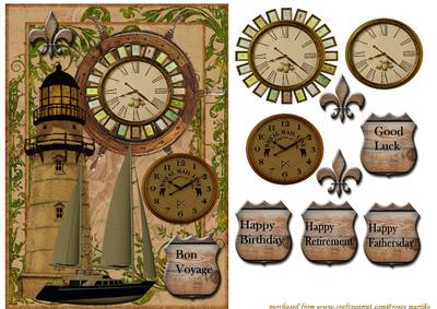 Vintage Bon Voyage/happy Reteriment - 
