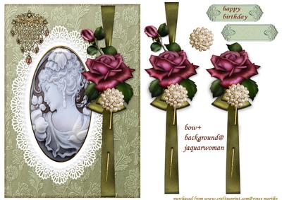 Cameo Beauty Green Purple