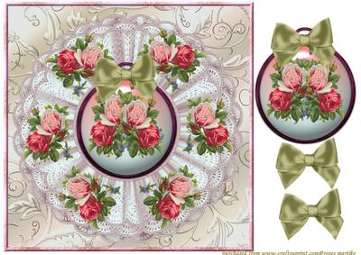 Vintage Rose with Cameo