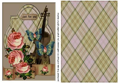 Music and Antique Vintage Roses
