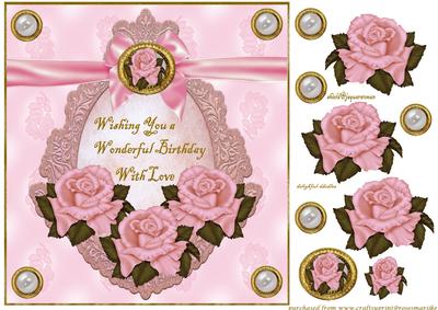 Wonderful Birthday in Pink