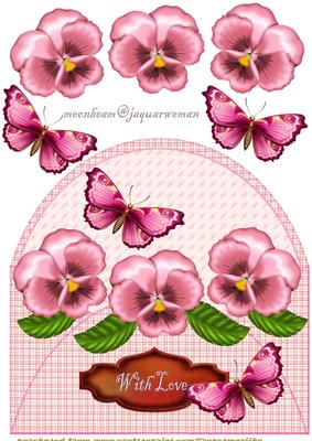 Envelop Pansy with Love