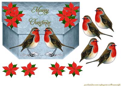 Boxcard Robin Christmas