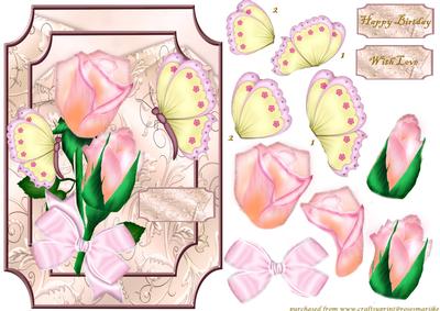 Roses and Butterflies