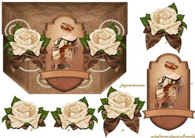 Boxcard Vintage Lady