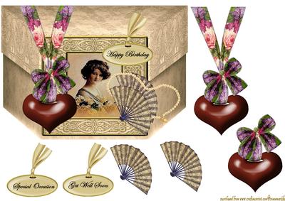 Boxcard Vintage Shabby Chic