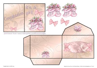Gidft Tag& Envelope It's a Girl!