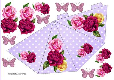 Pyramidecard Polka Dots