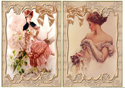 Toppers Vintage Elegant Lady's