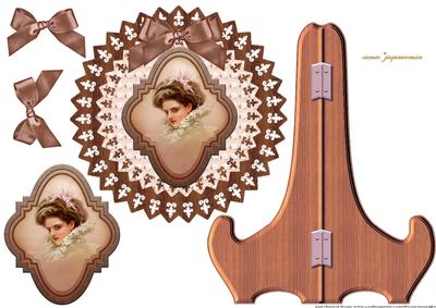 Vintage Cameo Plate Design