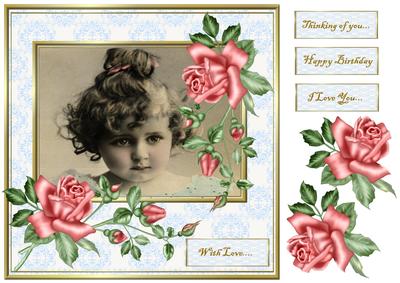 Pure Beauty Vintage Girl
