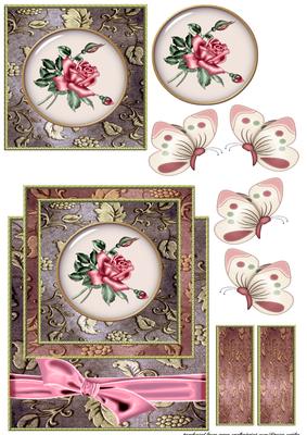 Over the Edge Roses Cameo Topper