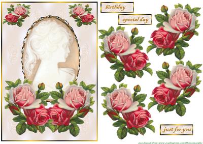 Antique Roses Cameo