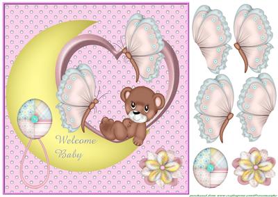 Welcoms Baby Girl Pink