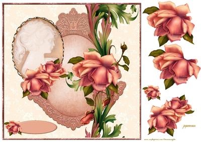 Cameo and Roses