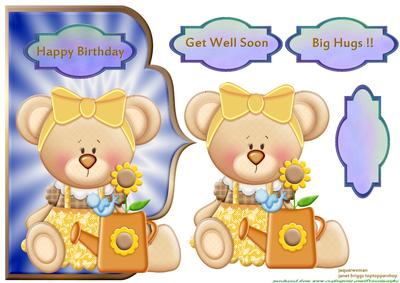 Scallop Birthday Card Becky