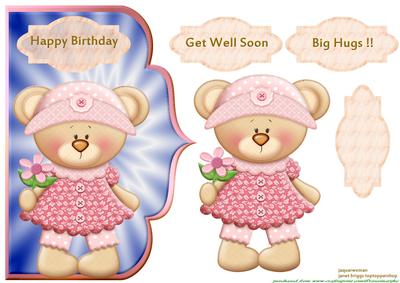 Scallop Birthday Card Frannie