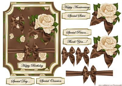 Classic Brown Yvory Roses