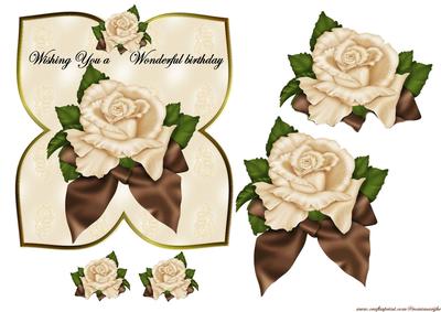 Birthday Cream Roses