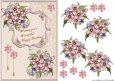 Floral Birthday Card