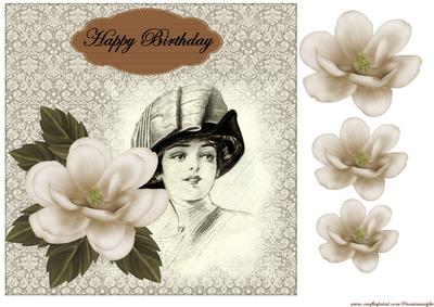 Vintage Elegant Lady