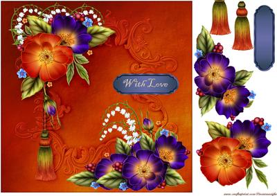Floral Orange Beauty