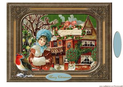 Vintage Christmas Collage