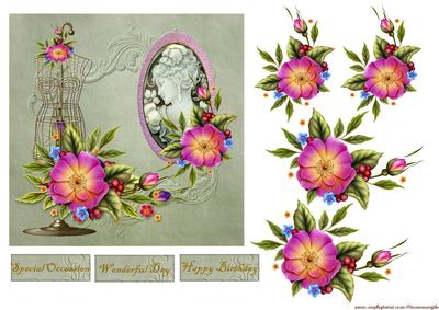 Cameo Wild Roses