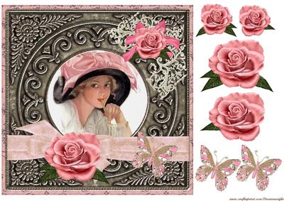 Vintage Beauty in Pink