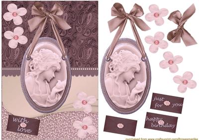 Vintage Cameo Paisley