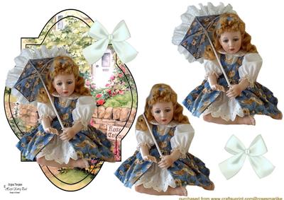 Topper Rose Cottage & Doll
