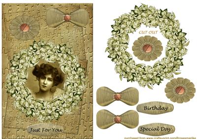 Steampunk Vintage Lady in Sepia