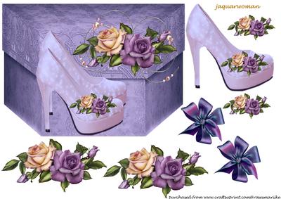 Boxcard Heritage Roses 3 and Shoes