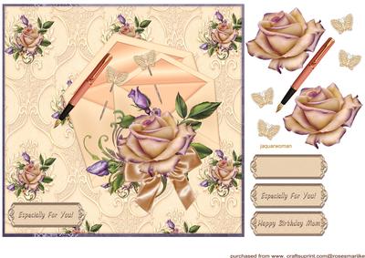Heritage Roses Envelop Design